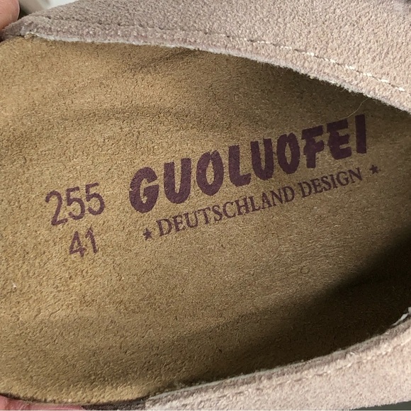 Guoluofei tan Suede mules - Picture 5 of 11